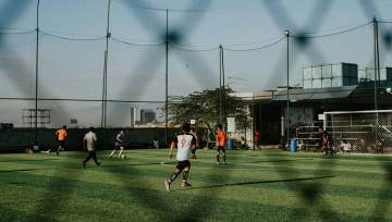 苏格兰球迷享受着他们在波士顿的美妙时光（配图示意）